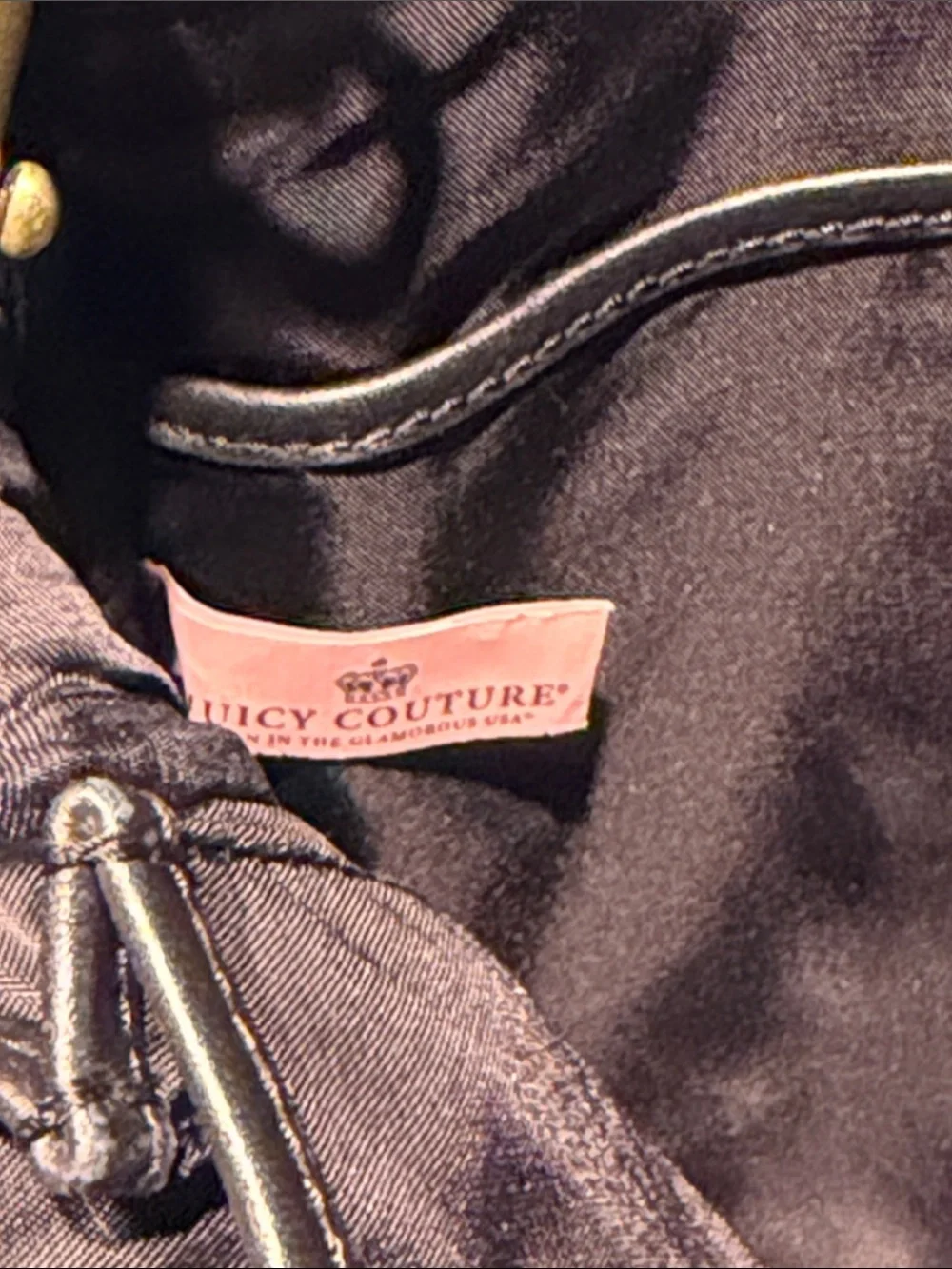 Juicy Couture black suede